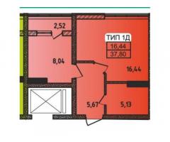 Однокомнатная квартира в 10 минутах от центра за 22950$ - Изображение 4/4