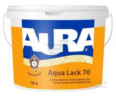 Aura aqua lack 70(10л) для внутренних работ, глянец