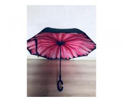 Зонт обратный Reverse Umbrella ветрозащитный зонт