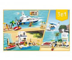 Конструктор JVToy 24012 «Пляжный отдых» серия «Чудесный город»