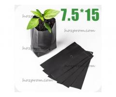 Ідеальні для кореневої системи рослин чорні пакети для саджанців 7,5*15 см. - Изображение 1/3