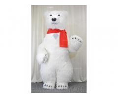 Надувний костюм Білий Ведмідь. Надувной костюм Белый Медведь