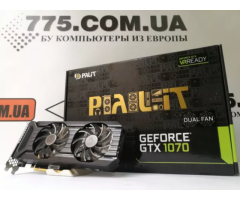 Видеокарта Palit Dual Fan GeForce GTX 1070 8GB GDDR5 256bit, гарантия - Изображение 4/4