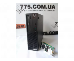 Old school игровой ПК Lenovo M70E, Core2Duo, 4ГБ, 160ГБ, GF 310 512МБ