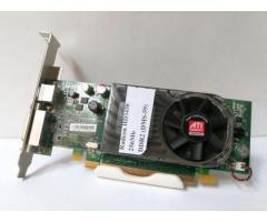 Видеокарта ATI Radeon HD 3450, 256 МБ, выходы - 2хDVI (переходник)