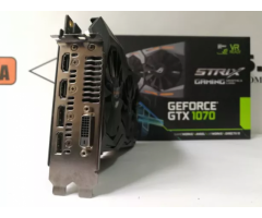 Видеокарта Asus ROG Strix GeForce GTX 1070 8GB GDDR5 256bit, гарантия - Изображение 1/4