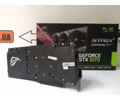 Видеокарта Asus ROG Strix GeForce GTX 1070 8GB GDDR5 256bit, гарантия