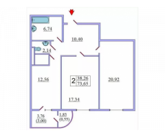 Продам ЖК Черемушки-1(сдан) 2к.кв-ру 5 мин м. Победы