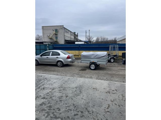 Оцинкований причіп "Дніпро" 200х130х40 цинк - 1/3