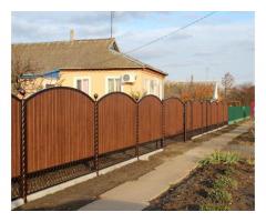 Ворота, навіс, паркани, металоконструкції, ангар, маф