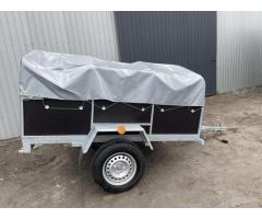 Новий причіп легковий 200х130х43 цинк бакеліт