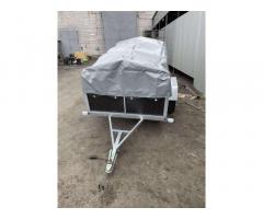 Новий причіп легковий 200х130х43 цинк бакеліт