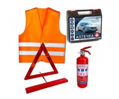 Автомобільні комплекти безпеки: сертифікований захист, що завжди поруч