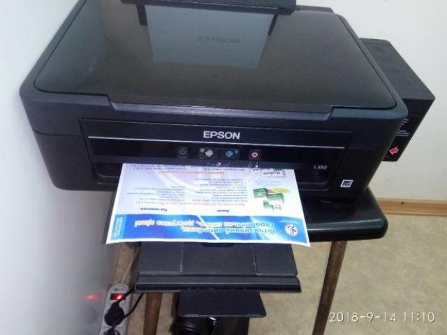Срочно Продам цветной струйный принтер МФУ Epson L350 - 2/8