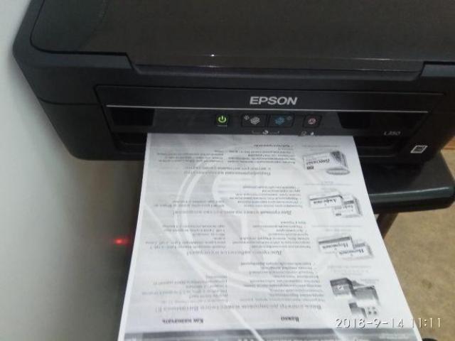 Срочно Продам цветной струйный принтер МФУ Epson L350 - 4/8