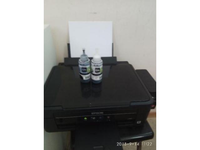 Срочно Продам цветной струйный принтер МФУ Epson L350 - 5/8