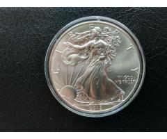 Продам Серебряную монету 1 доллар США .31.1 грамма серебра 999.9 пробы.
