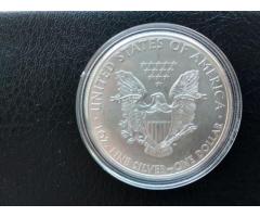 Продам Серебряную монету 1 доллар США .31.1 грамма серебра 999.9 пробы. - Изображение 4/8