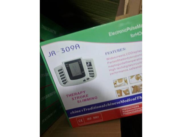 Масажер електростимулятор точечний для тіла і стоп - Electronic Pulse Massager JR-309A, тапоч - 7/8
