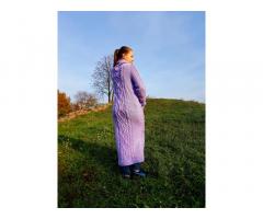 Вязаное платье из 100% итальянской мериносовой шерсти, ручная работа.